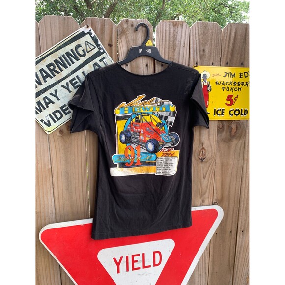 Vintage 1991 Jack Hewitt Belleville Midget Sprint Car Racing USA M Shirt - Picture 4 of 8